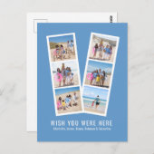 フォトブーパーソナライズされたス6枚の画像と文字 ポストカード (正面/裏面)