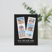 フォトブーパーソナライズされたス6枚の画像と文字 ポストカード (スタンド正面)