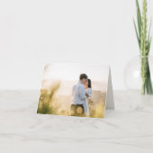 フォトブ素朴ルワイルドフラワー結婚ズ 案内状 (正面)