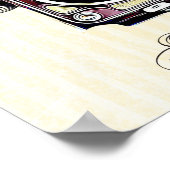 フォトブ結婚ース、クリームヴィンテージカメラのサイン ポスター (角)