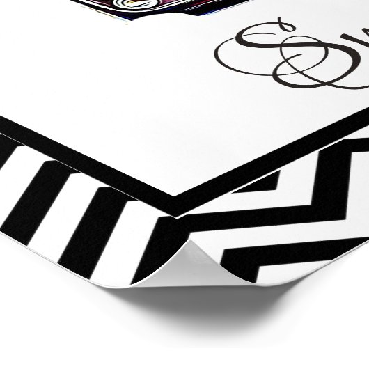 フォトブ結婚ース、ヴィンテージカメラのサイン ポスター (角)