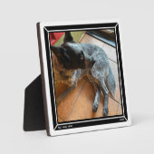 フォトプラーク黒縁どHAMbWG フォトプラーク (正面)