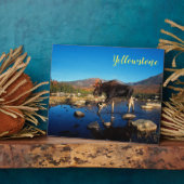 フォトプラーク – イエローストーンムース (側面)