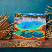 フォトプラーク – イエローストーン熱ホットポット (側面)