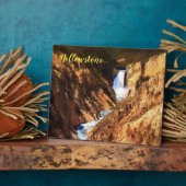 フォトプラーク – イエローストーン秋 (側面)