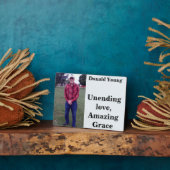 フォトプラーク、メモリアルカスタム フォトプラーク (側面)