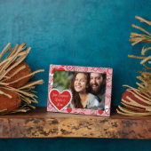 フォトプラーク – 横枠 – ハートハート (側面)