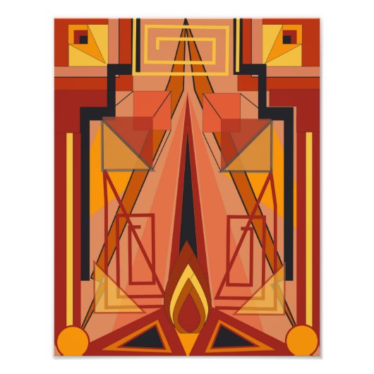 フォトプリントとアールデコアート フォトプリント            (正面)