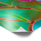 フォトプリントフローラ抽象芸術ステンドグラス フォトプリント (角)