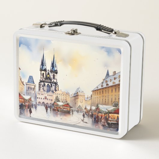 フォトプリントプラハ メタルランチボックス (正面)