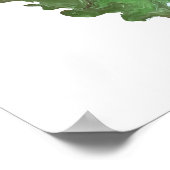 フォトプリント18"x24"、抽象芸術花 ポスター (角)