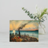 フォトプリント 箔招待状ポストカード (立ち正面)