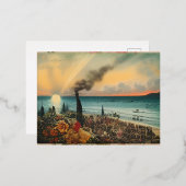 フォトプリント 箔招待状ポストカード (正面/裏面)