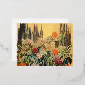 フォトプリント 箔招待状ポストカード (正面/裏面)