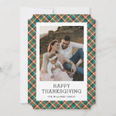 フォトプレイドハッピーサンクスギビングカード シーズンカード (正面)