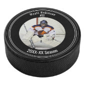 フォトプレーパーソナライズされたヤーアイスホッケー アイスホッケーパック (3/4)