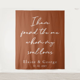 フォトプロップ結婚の背景を見つける タペストリー