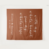 フォトプロップ結婚全体の背景を使用 タペストリー (正面(横))