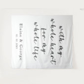 フォトプロップ結婚全体の背景を使用 タペストリー (正面(横))