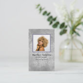 フォトプロファイルカードガーリー – トレンモダンディング 名刺 (スタンド正面)