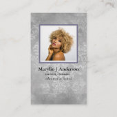 フォトプロファイルカードガーリー – トレンモダンディング 名刺 (正面)