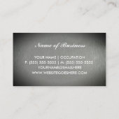フォトヘアスタイリストまたは職業のモダン追加 名刺 (裏面)