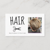 フォトヘアドライザービジネスカード 名刺 (正面)