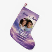 フォトヘブンリーメモリアル スモールクリスマスストッキング (正面 (吊り時))