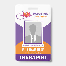 フォトヘルスの感情的なサポート任意の色テンプレート バッジ