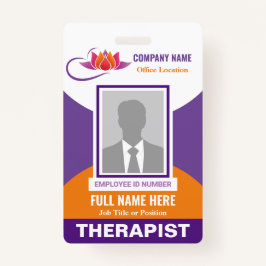 フォトヘルスの感情的なサポート任意の色テンプレート バッジ