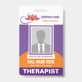 フォトヘルスの感情的なサポート任意の色テンプレート バッジ