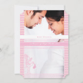 フォトベビーガールシャワー招待状 招待状 (正面)