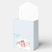 フォトベビーシャワーパーティーブルー フェイバーボックス (オープン)