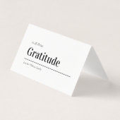 フォトベビーシャワー | Thank You Noteカード (正面)