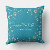 フォトベビーファースト・ハヌカー祖父母スターDavid クッション (裏面)