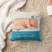 フォトベビーファースト・ハヌカー祖父母スターDavid クッション (ブランケット)