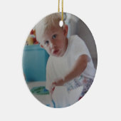 フォトベビー初めてのクリスマス セラミックオーナメント (右)