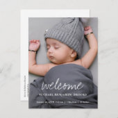 フォトベビー到着のお知らせ ポストカード (正面/裏面)