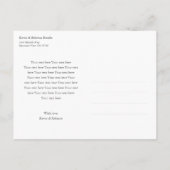 フォトベビー到着のお知らせ ポストカード (裏面)