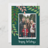 フォトベリモダンーの枝 – Happy シーズンカード (正面)