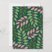 フォトベリモダンーの枝 – Happy シーズンカード (裏面)