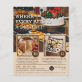 フォトベーカリービジネスのプロモーションのチラシの追加 (正面)