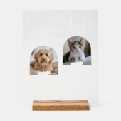 フォトペットの結婚シグネチャードリンク2 アクリルサイン (正面)