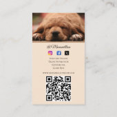 フォトペトモダンフレンサー 名刺 (裏面)