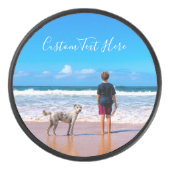 フォトホッケーパックとカスタム文字 アイスホッケーパック (正面)