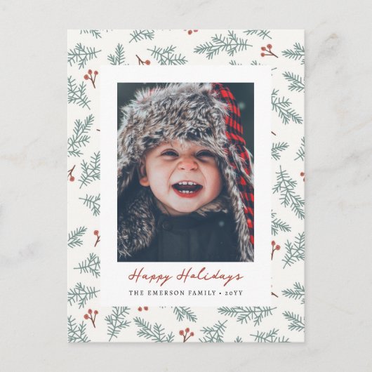 フォトホリデモダンー ポストカード (正面)