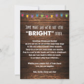 フォトホリデーおもしろいクリスマスグリーティングカード (裏面)