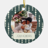 フォトホリデーすてきズクリスマス セラミックオーナメント (正面)