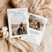 フォトホリデーカード |アーチ型フォトクリスマスカード サンキューカード