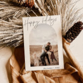 フォトホリデーカード |アーチ型フォトクリスマスカード サンキューカード